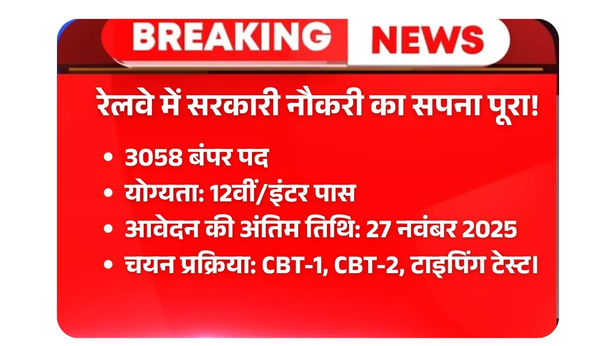 RRB NTPC Inter Level Recruitment 2025